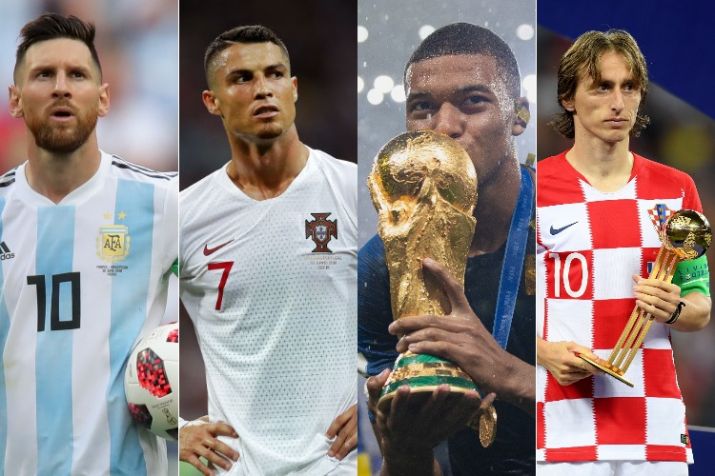 Messi, Ronaldo, Mbappe và Modric đều có mặt trong danh sách đề cử