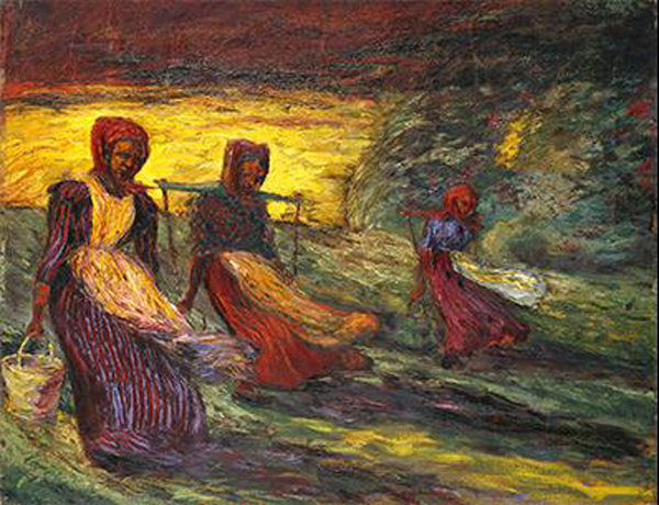 Milkmaids I (Melkmädchen I), 1903 - Tranh của  Emil Nolde