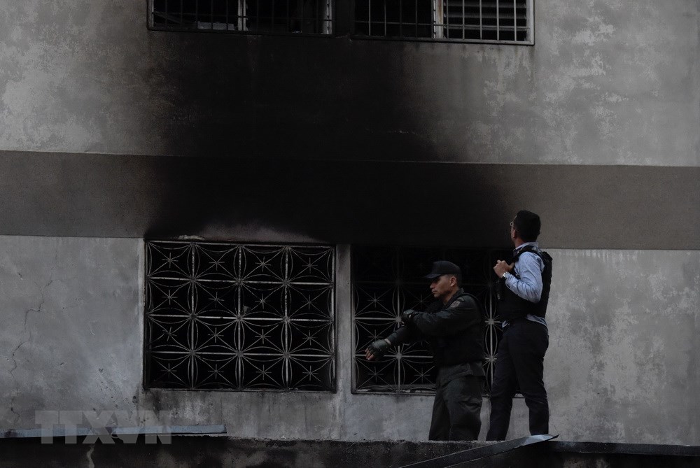 An ninh Venezuela đã tiến hành mở rộng điều tra vụ nổ. (Ảnh: AFP/TTXVN)