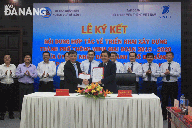 The signing of a bilateral cooperation agreement with VNPT in progress