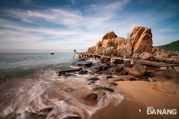 The Bai Rang Beach is famous for its pristine beauty