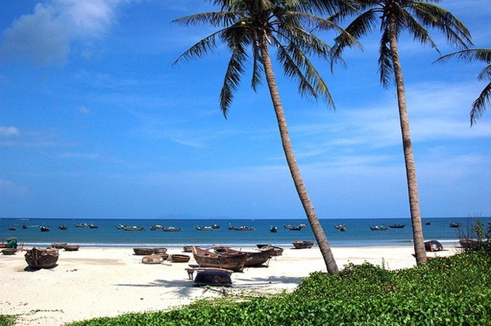  An inviting section of a local beach