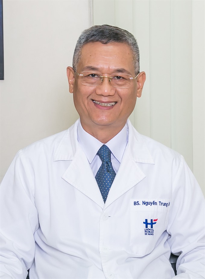 Dr Nguyen Trung Ha.(Photo courtesy of Hanoi French Hospital)