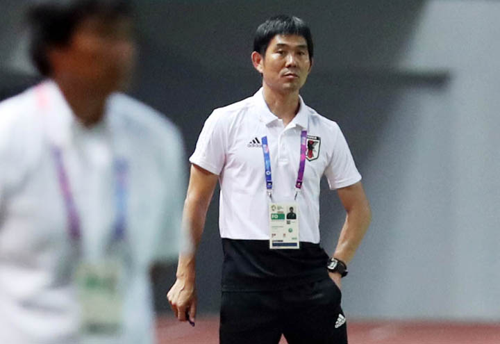 Sau khi cùng đội tuyển Nhật Bản lọt vào vòng 1/8 World Cup 2018, ông Moriyasu Hajime tới dẫn dắt đội U21 dự Asiad. Ảnh: Đức Đồng.