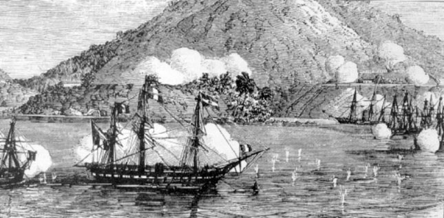 Liên quân Pháp – Tây Ban Nha nổ súng tấn công Đà Nẵng 1-9-1858.