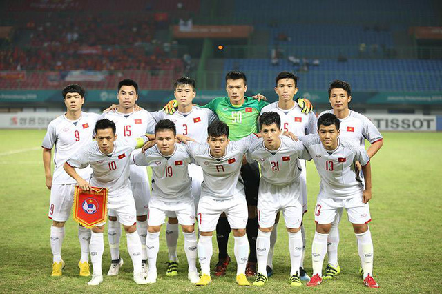 Đội hình ra sân ở trận tứ kết của Olympic Việt Nam