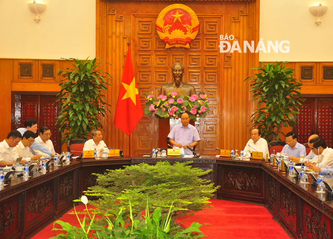 Thủ tướng Nguyễn Xuân Phúc: Nhanh chóng triển khai đầu tư xây dựng dự án cảng Liên Chiểu