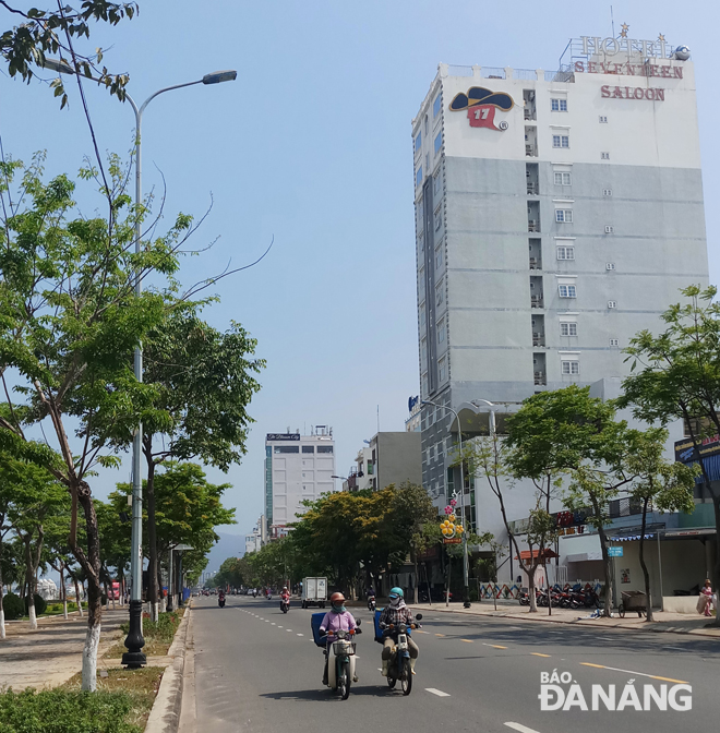 Nhiều cơ sở lưu trú mọc lên trên địa bàn Đà Nẵng.  