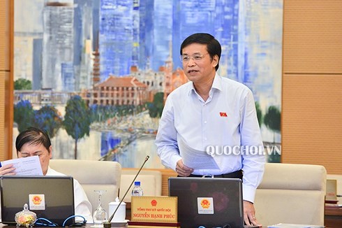 Tổng Thư ký Quốc hội Nguyễn Hạnh Phúc: 
