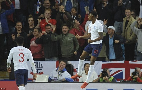 Với bàn thắng duy nhất của Rashford, ĐT Anh đã có chiến thắng 1-0 trước Thuỵ Sĩ trong trận giao hữu trên sân King Power.