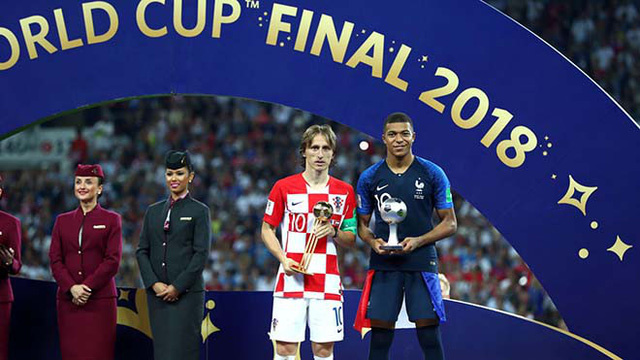 Luka Modric đã thể hiện những màn trình diễn ấn tượng ở World Cup