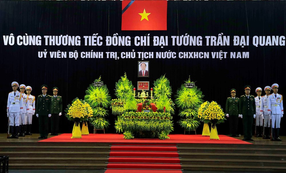 The respect-paying ceremony for President Tran Dai Quang starts at 7am on 26 September at the National Funeral Hall at No. 5, Tran Thanh Tong Street, Ha Noi. 