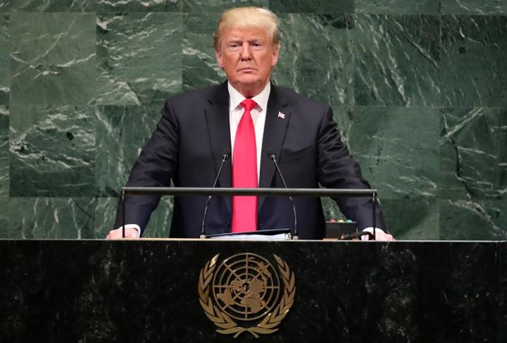 Tổng thống Mỹ Donald Trump là người phát biểu đầu tiên trước Đại Hội đồng Liên Hợp Quốc.