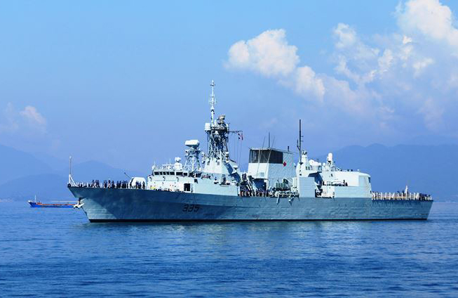 The Canadian ship HMCS Calgary