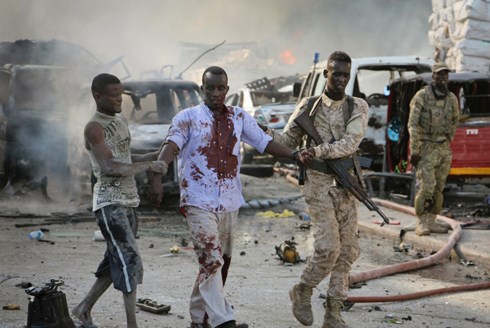 Đánh bom kép tại Somalia: Ít nhất 60 người thương vong