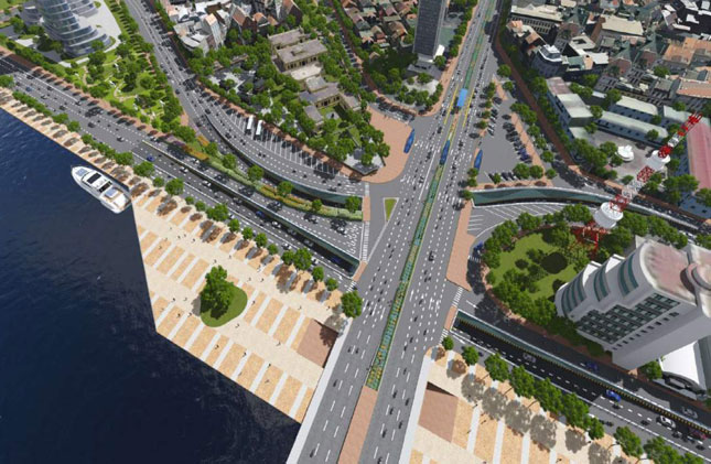 Hạng mục Cải tạo nút giao thông phía tây cầu Rồng: Bổ sung vào Dự án Phát triển bền vững thành phố