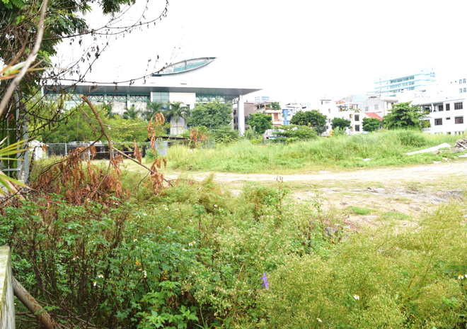 A public park will be created at the site of the delayed Vien Dong Meridian Tower project