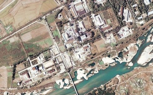 Hình ảnh vệ tinh về một lò phản ứng hạt nhân của Triều Tiên. Nguồn ảnh: BBC.