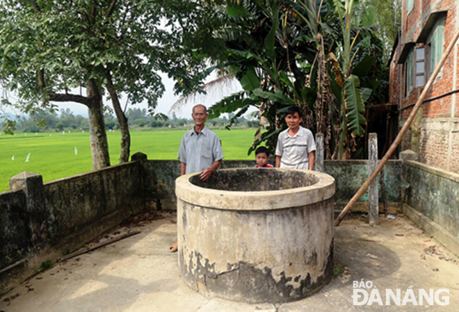 Giếng nước xưa của cụ Cửu Tý ( cha của thi sĩ Bùi Giáng) ở xã Duy Châu, huyện Duy Xuyên, Quảng Nam. Ảnh: V.T.L