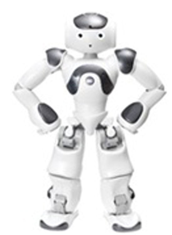 Robot Nao của Công ty Softbanks  Robotics, cao 63,5cm, được lập trình để làm việc như một công cụ giáo dục, tăng khả năng học hỏi của trẻ mầm non.