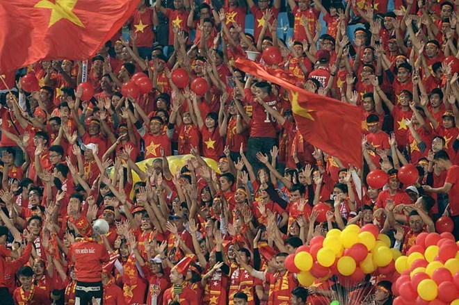 Vietnamese football fans (Source: VFF)