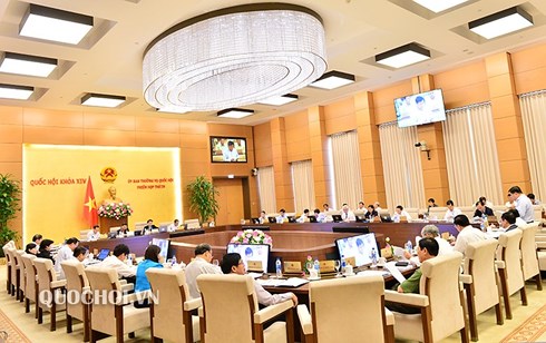 Phiên họp 28 của Uỷ ban Thường vụ Quốc hội (Ảnh:Quochoi.vn)