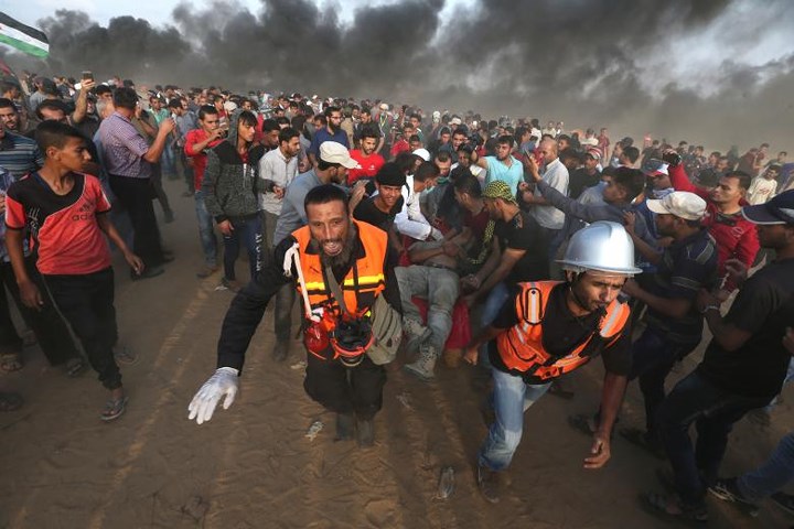 Làn khói đen bạo lực một lần nữa bao phủ Dải Gaza.