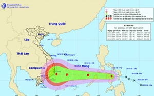 Bão số 9 có đường đi và cường độ rất phức tạp