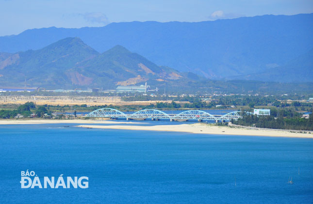 A view of the planned construction site of the Lien Chieu Port