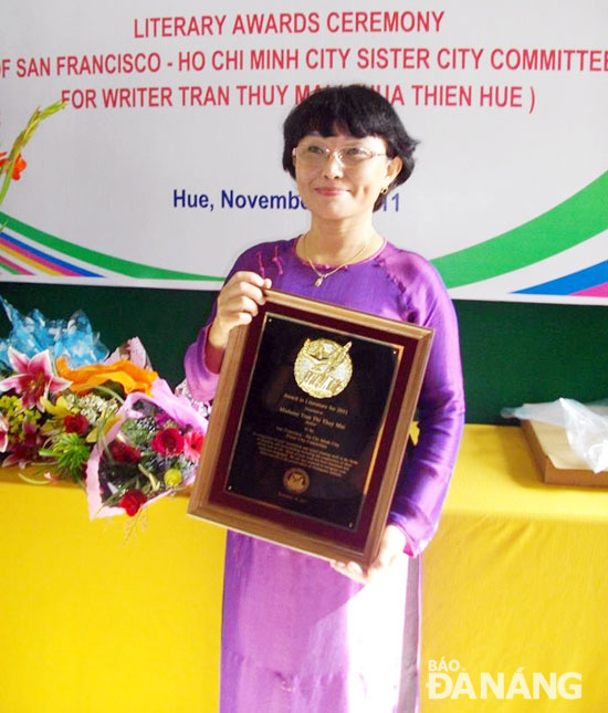 Nhà văn Trần Thùy Mai.
