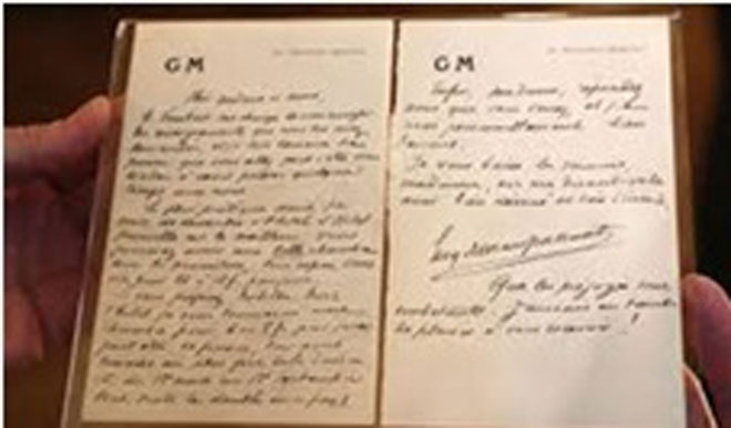Lá thư “tuyệt mệnh” Baudelaire gửi cho người tình vào năm 1845 được bán với giá 234.000 EURO.