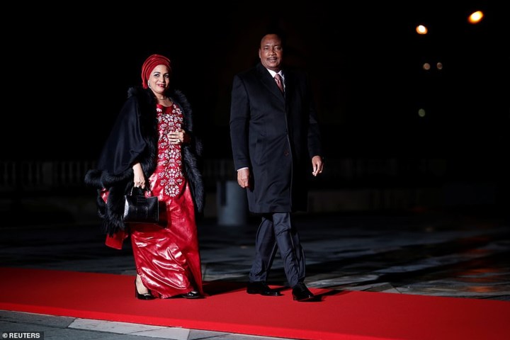 Tổng thống Niger Mahamadou Issoufou và phu nhân Lalla Malika Issoufou.