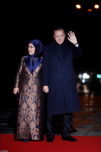 Tổng thống Thổ Nhĩ Kỳ Tayyip Erdogan và phu nhân Emine.