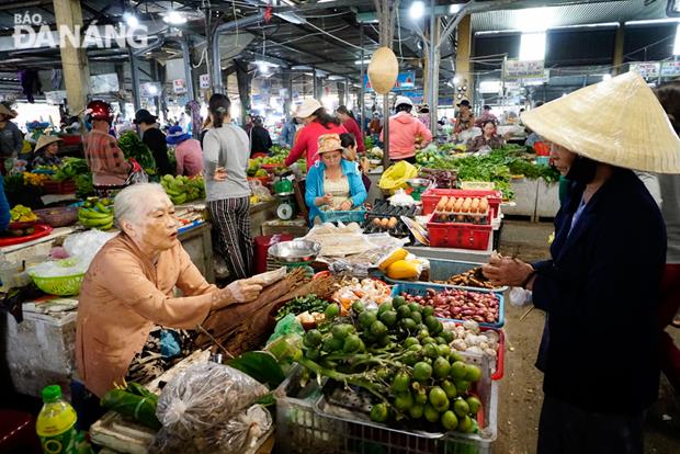 . A corner of the Tuy Loan Rural Market with a variety of products 