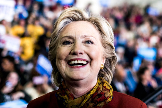 Cựu Ngoại trưởng Mỹ Hillary Clinton	 Ảnh: Getty Images