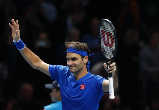 Federer đã tìm được chiến thắng đầu tay ở ATP Finals