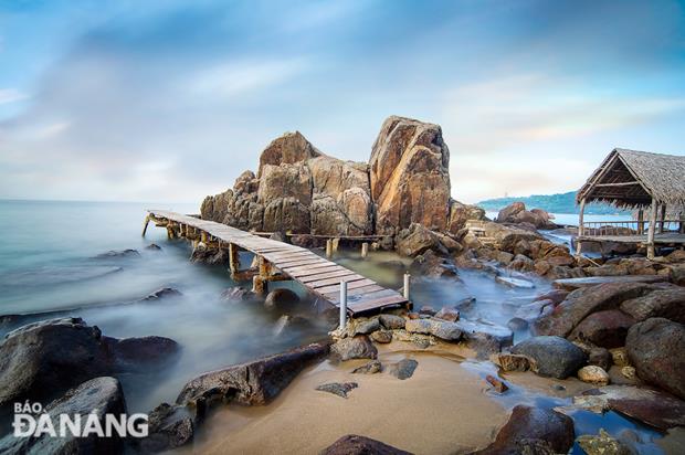 Wooden bridges are wonderful places for visitors to take great photos.