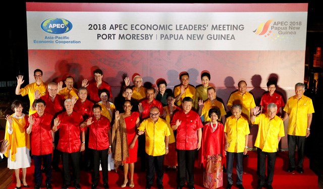 Leaders from 21 Asia-Pacific Economic Cooperation (APEC) economies on November 18 were unable to sign a joint statement at the 26th APEC Economic Leaders’ Meeting in Papua New Guinea. (Source: Reuters)