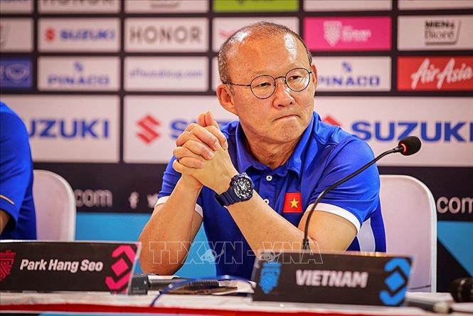Huấn luyện viên trưởng đội tuyển Việt Nam Park Hang-seo. Ảnh: Trọng Đạt/TTXVN