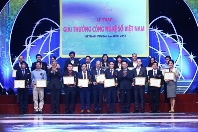 The Viet Nam Digital Awards 2018 are presented on November 19 (Photo: VNA)