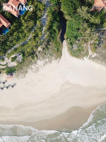 The soon-to-be-opened footpath will lead to a beautiful beach.