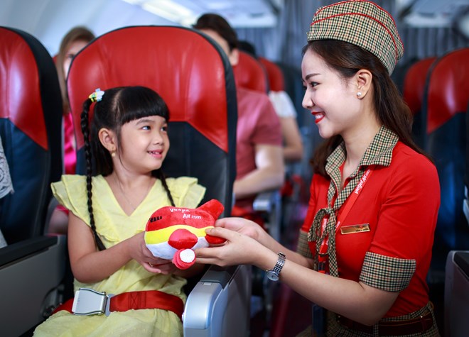 Budget carrier Vietjet Air has launched its biggest promotion of the year, themed “Love connection – Love is real touch”, with hundreds of free tickets and events between now and February 15, 2019 (Photo: Vietjet Air)