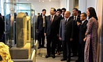 Quốc vương Campuchia thăm Bảo tàng Điêu khắc Chăm Đà Nẵng