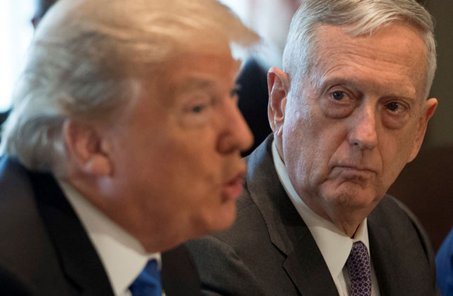 Ông Mattis rời Lầu Năm Góc