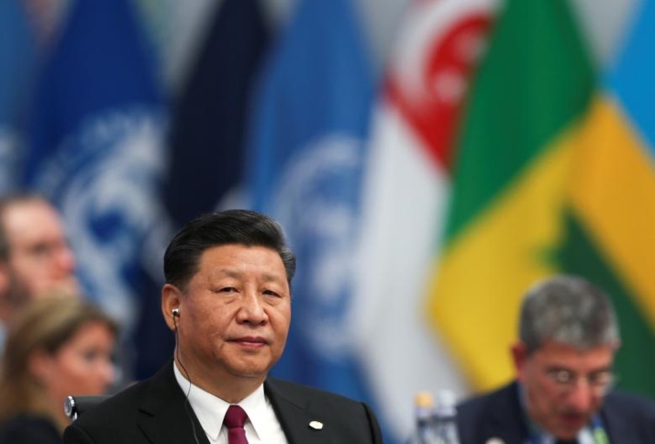 Chủ tịch Trung Quốc Tập Cận Bình tại phiên khai mạc  G-20. Ông sẽ có cuộc gặp với Tổng thống Mỹ Donald Trump vào tối 1/12, sau khi Hội nghị thượng đỉnh G-20 kết thúc. Cuộc gặp này được nhiều người quan tâm trong bối cảnh căng thẳng thương mại giữa Mỹ và Trung Quốc.