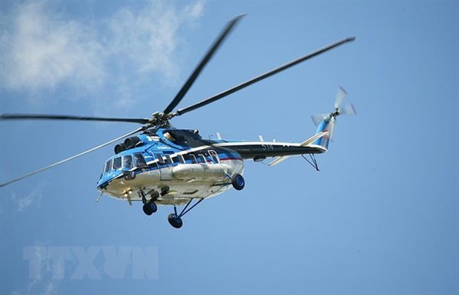 A Mi-171A2 helicopter by Russian Helicopters. (Photo: TASS/VNA)
