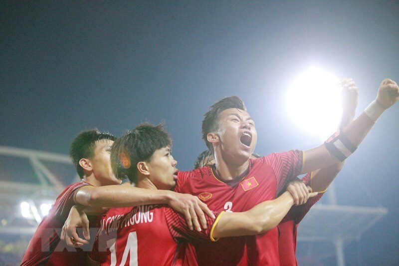 Đội tuyển Việt Nam đã ghi tên mình vào chung kết AFF Suzuki Cup 2018 sau khi có chiến thắng đội tuyển Philippines với tổng tỷ số 4-2 sau hai lượt trận ở bán kết.
