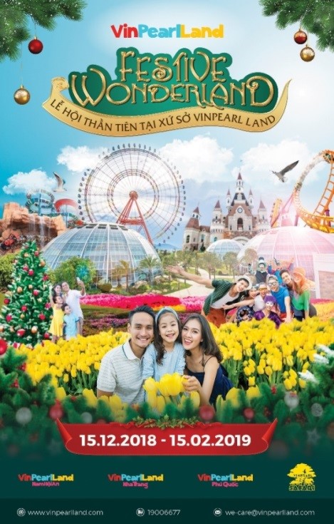 Festive Wonderland – Mùa lễ hội diệu kỳ tại thiên đường Vinpearl Land.