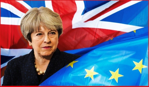 Thủ tướng May đối mặt với nhiệm vụ khó khăn trong tiến trình đưa Anh rời khỏi EU. Ảnh: Naitonal Review.