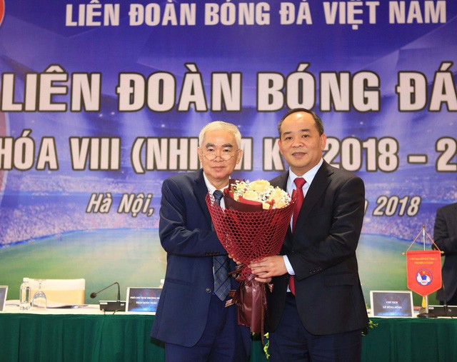 Người lãnh đạo mới của VFF hy vọng sẽ mang lại nguồn sinh khí mới cho bóng đá Việt Nam ở nhiệm kỳ 8 (ảnh: Gia Hưng)  K